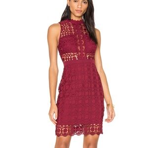 ASTR the Label Vivian Dress Color Wine Size M